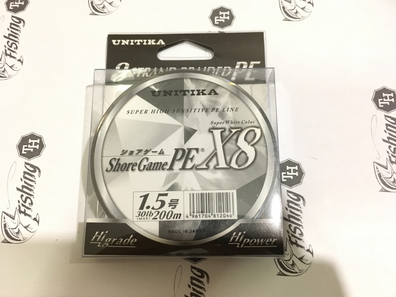 images/product/สาย PE เลือกยี่ห้อสินค้า SHORE GAME X8 PE1.5 ม้วน 200 เมตร/UNITIKA SHORE GAME X8 1.JPG
